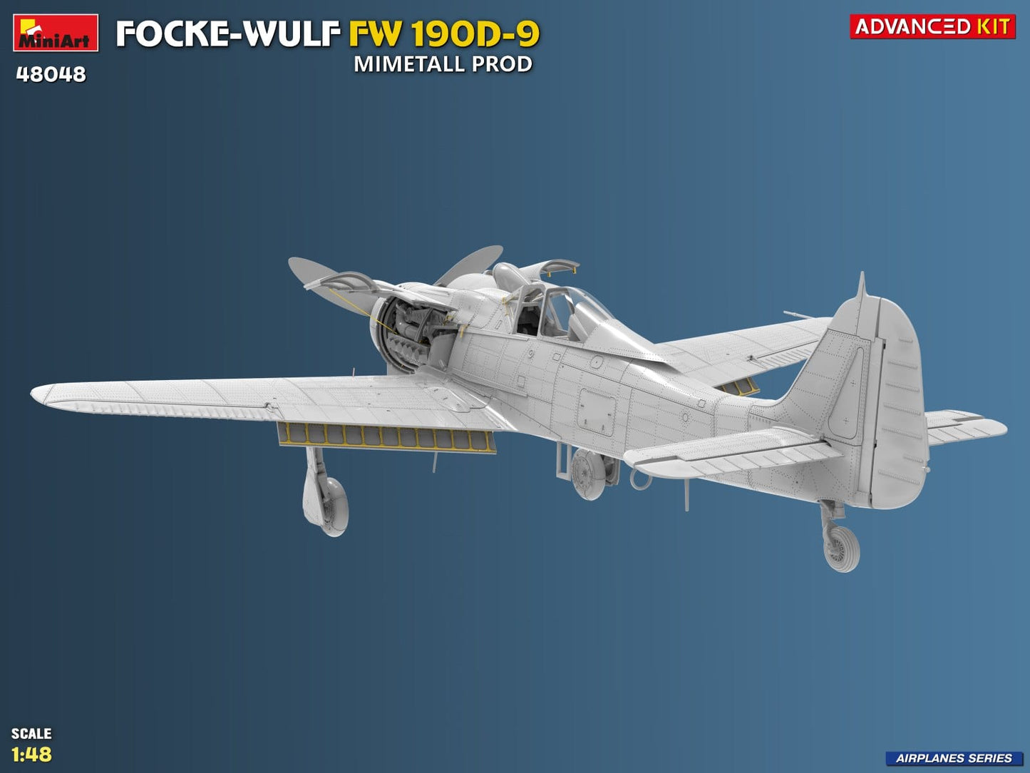 501 - Miniart - 48048 - Focke-Wulf Fw 190 D-9 Mimetall - digital model