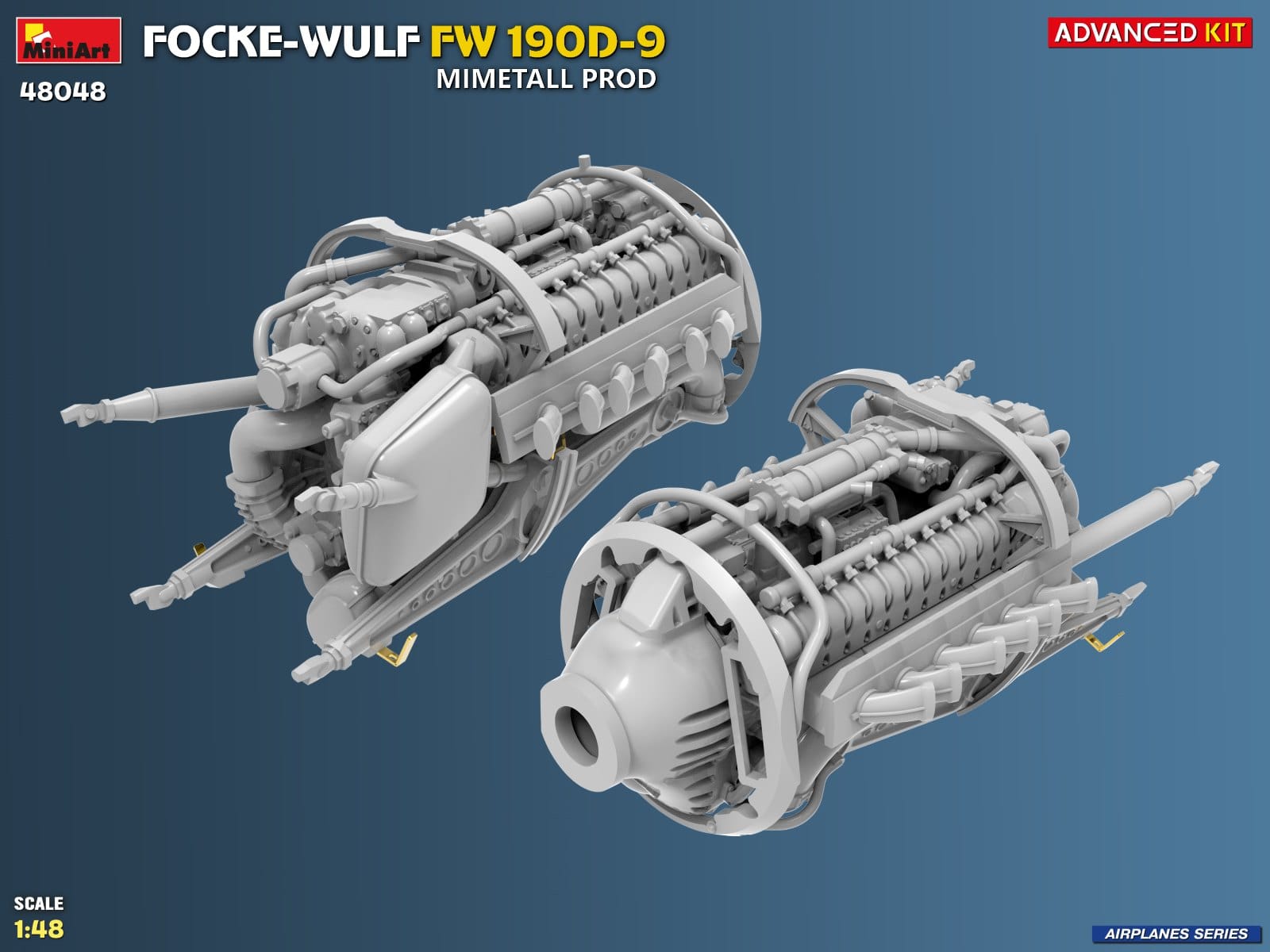 Miniart - 48048 - Focke-Wulf Fw 190 D-9 Mimetall - digital model