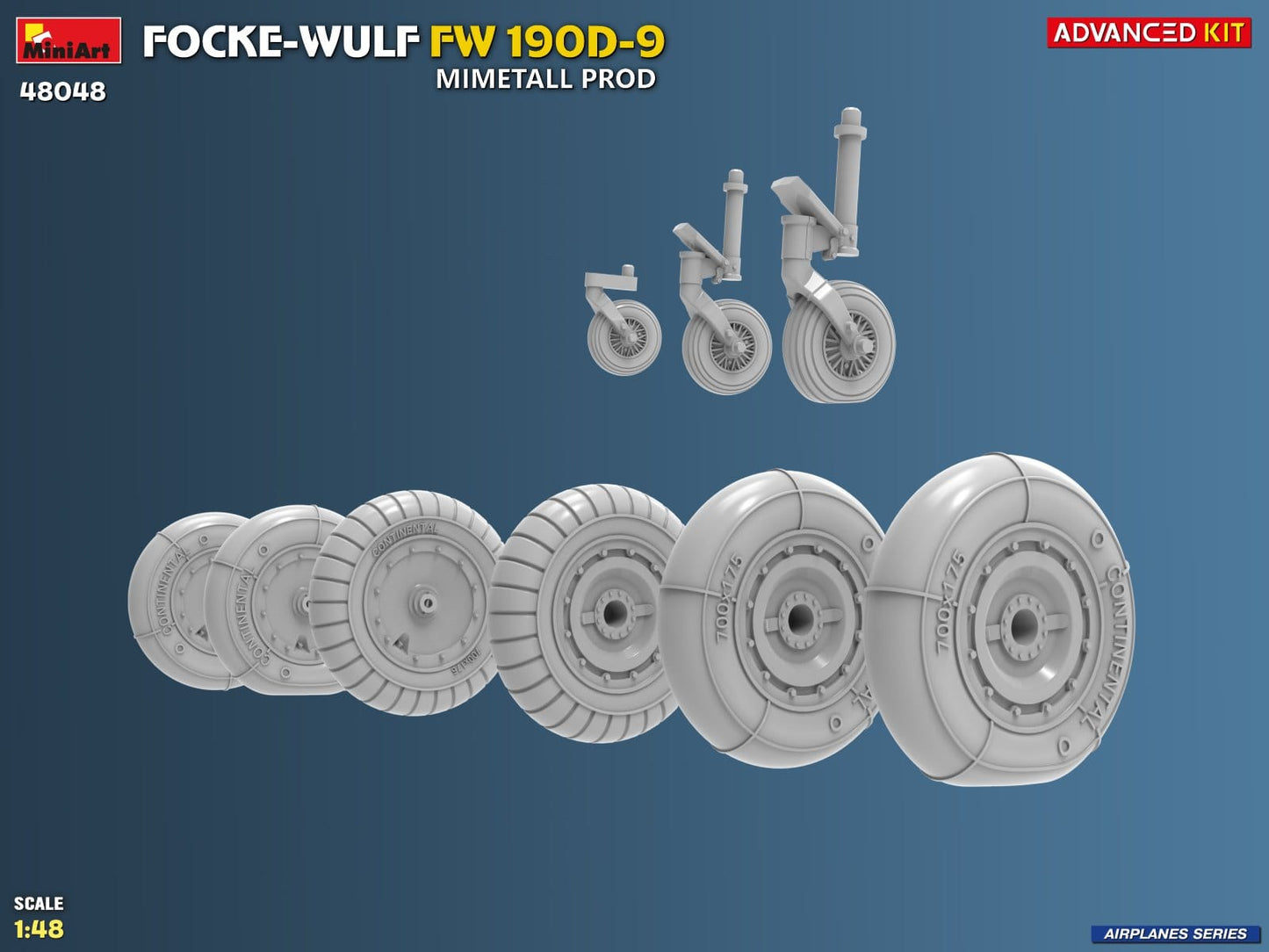 509 - Miniart - 48048 - Focke-Wulf Fw 190 D-9 Mimetall - digital model