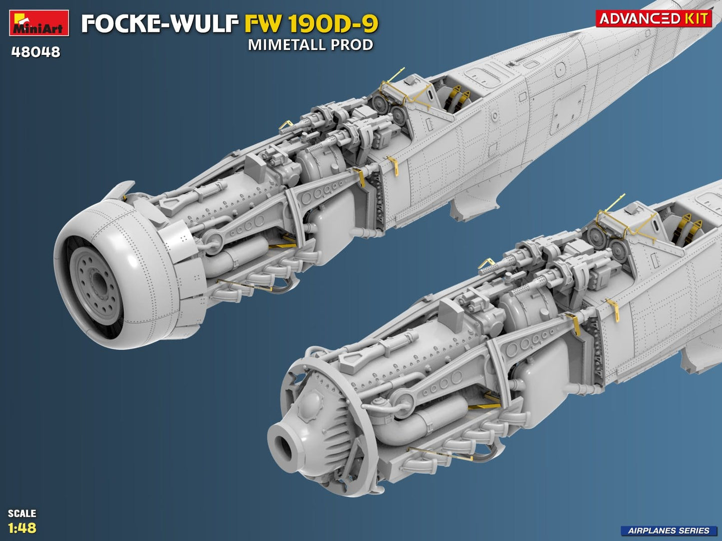510 - Miniart - 48048 - Focke-Wulf Fw 190 D-9 Mimetall - digital model