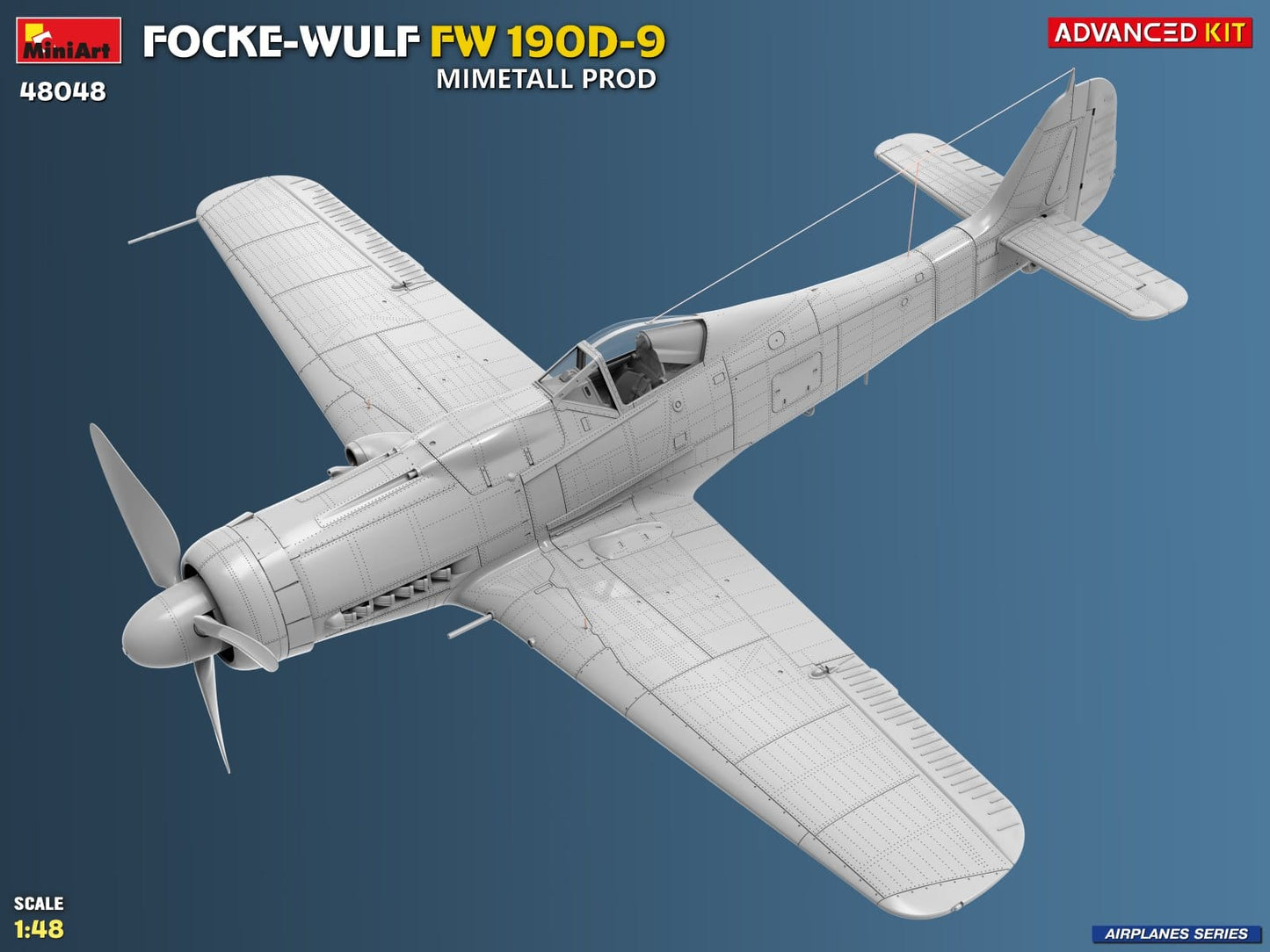 504 - Miniart - 48048 - Focke-Wulf Fw 190 D-9 Mimetall - digital model