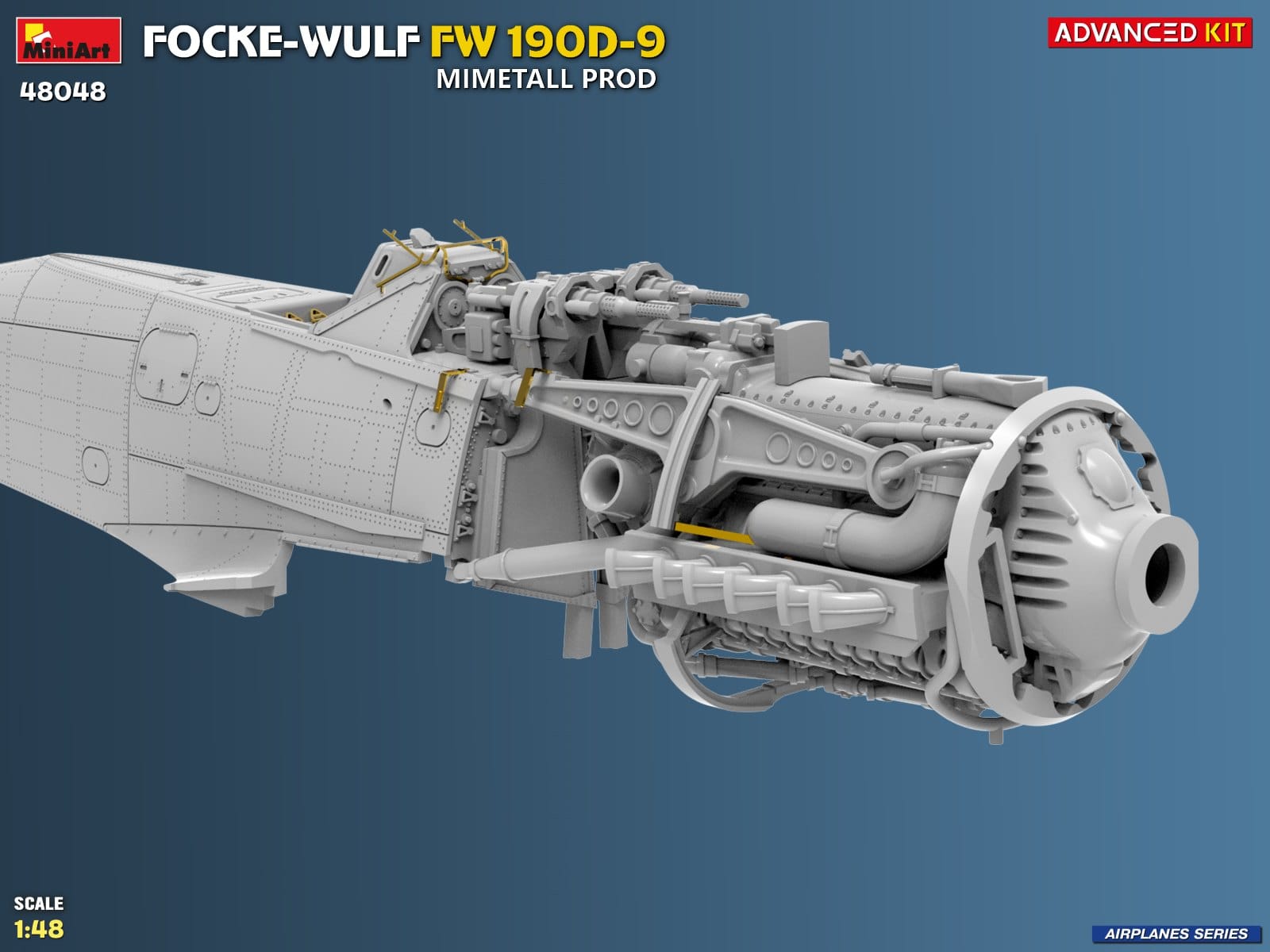 Miniart - 48048 - Focke-Wulf Fw 190 D-9 Mimetall - digital model