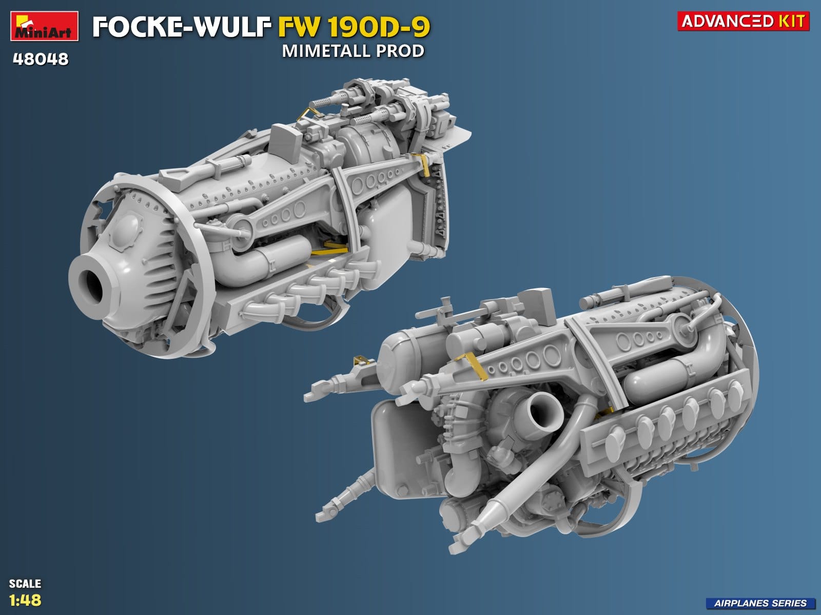Miniart - 48048 - Focke-Wulf Fw 190 D-9 Mimetall - digital model