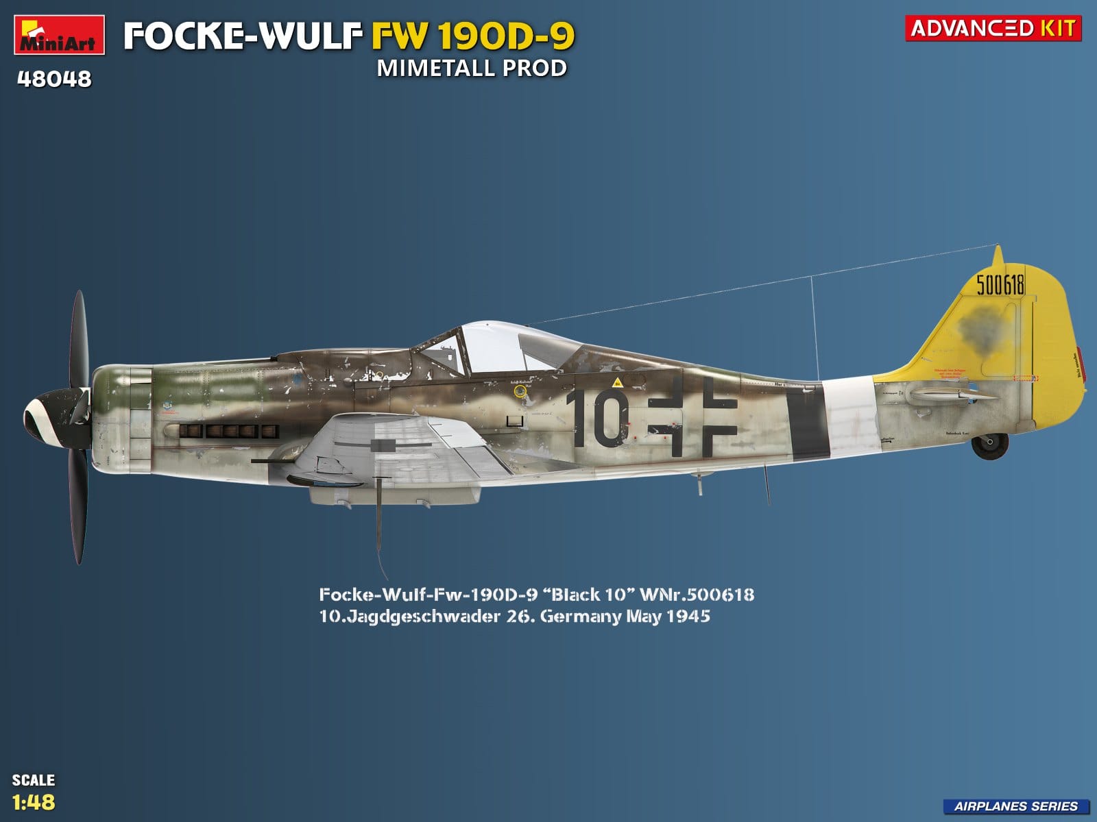 Miniart - 48048 - Focke-Wulf Fw 190 D-9 Mimetall - paint schemes