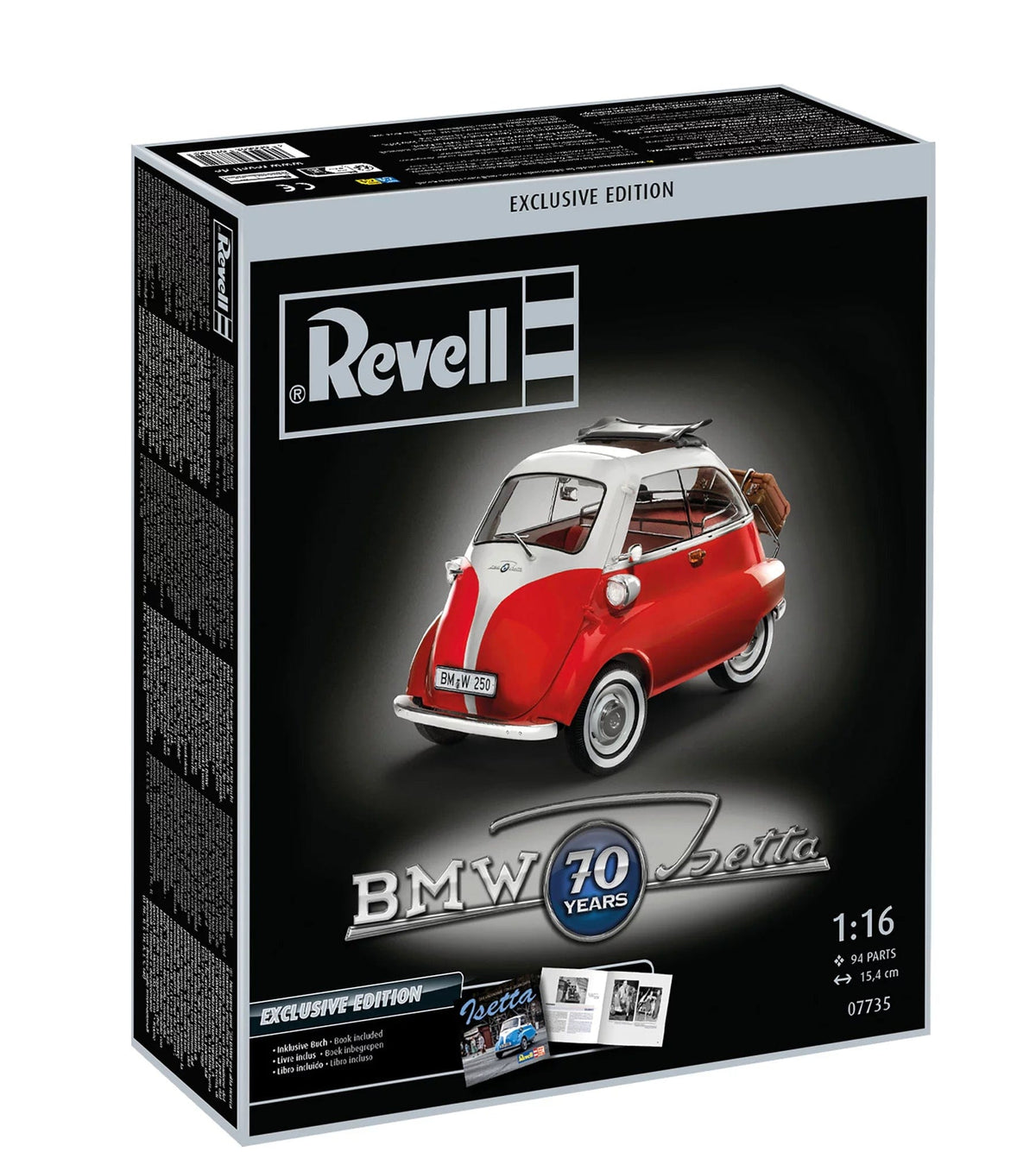 101 - Revell - 07735 - BMW Isetta 250 ‘70 Years’ - box front left angle