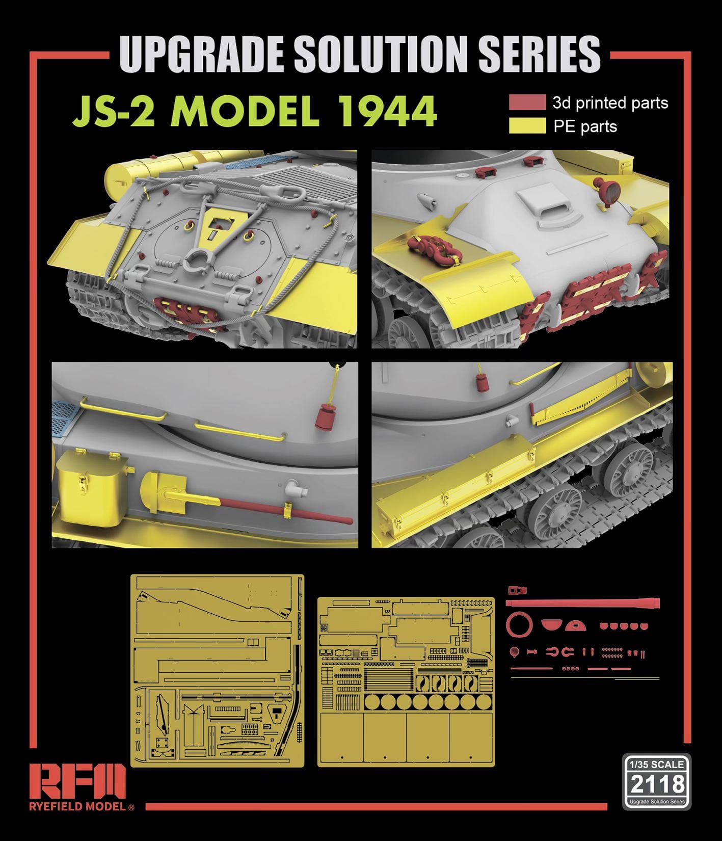 Rye Field Model - 2118 - IS-2 obr. 1944 [upgrade kit] - digital model
