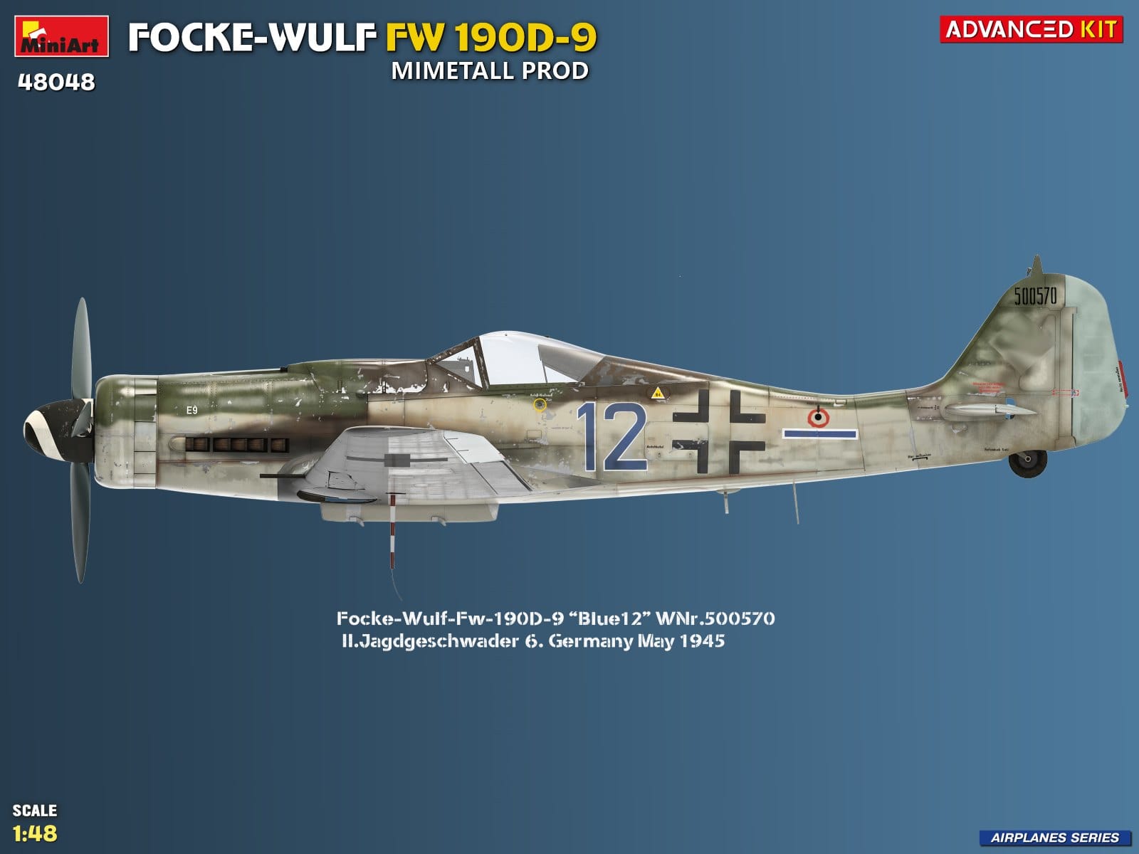 Miniart - 48048 - Focke-Wulf Fw 190 D-9 Mimetall - paint schemes