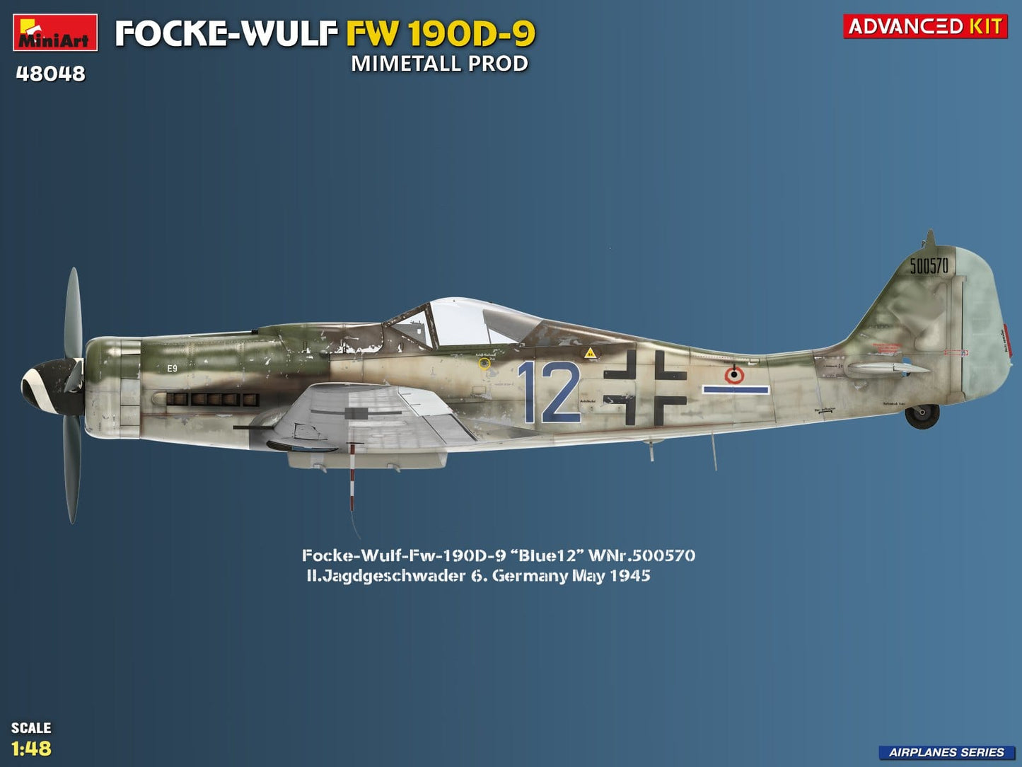 302 - Miniart - 48048 - Focke-Wulf Fw 190 D-9 Mimetall - paint schemes