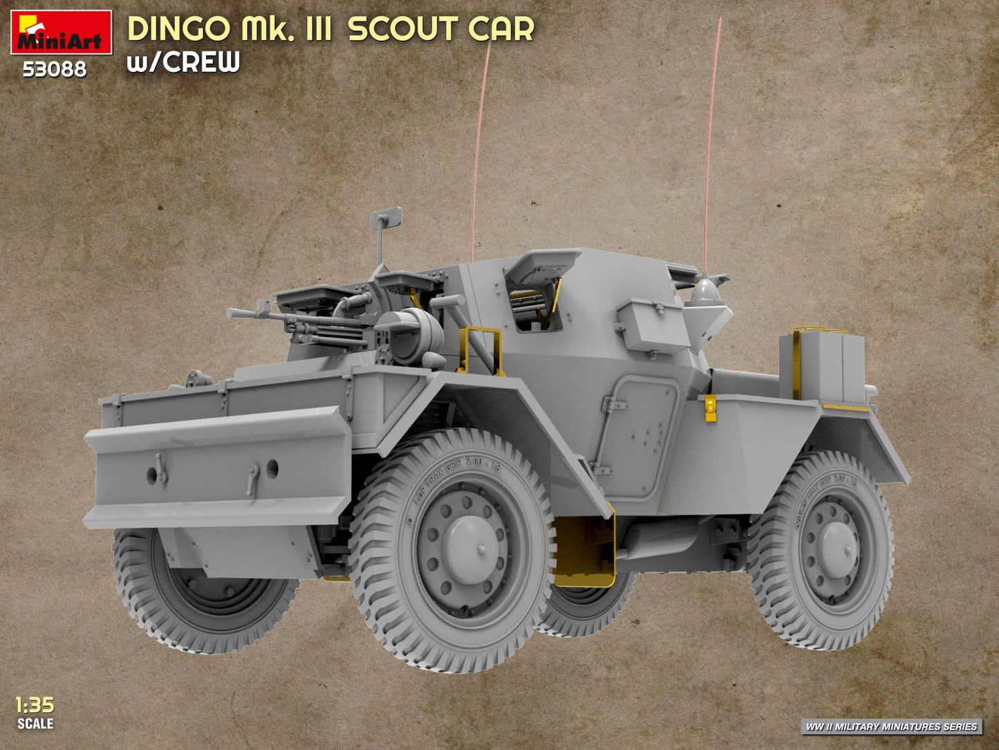 500 - Miniart - 53088 - Daimler Dingo Mk III - digital model