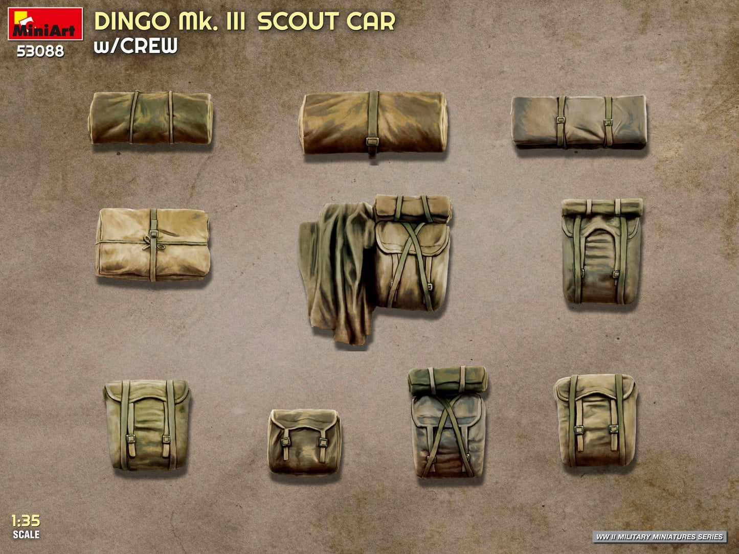 304 - Miniart - 53088 - Daimler Dingo Mk III - paint schemes