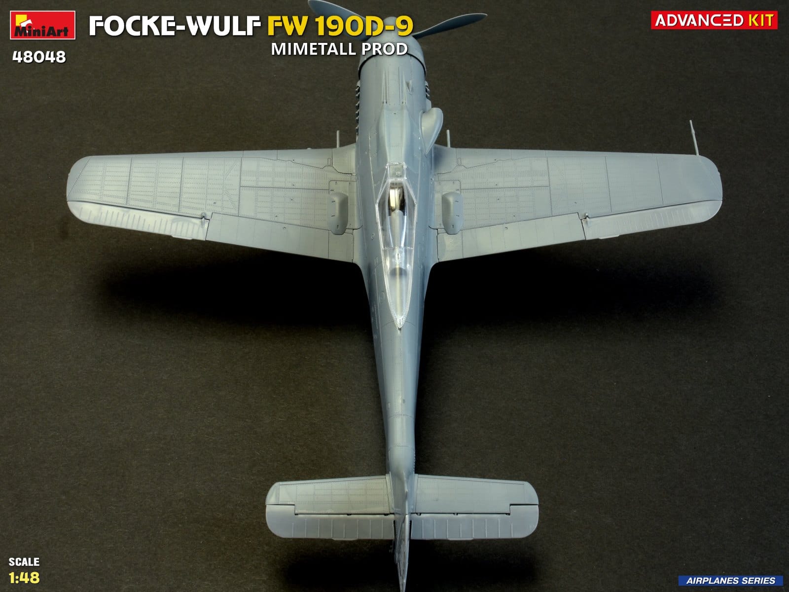 Miniart - 48048 - Focke-Wulf Fw 190 D-9 Mimetall - unpainted model