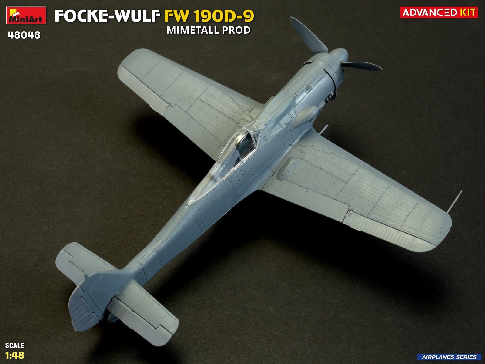 Miniart - 48048 - Focke-Wulf Fw 190 D-9 Mimetall - unpainted model