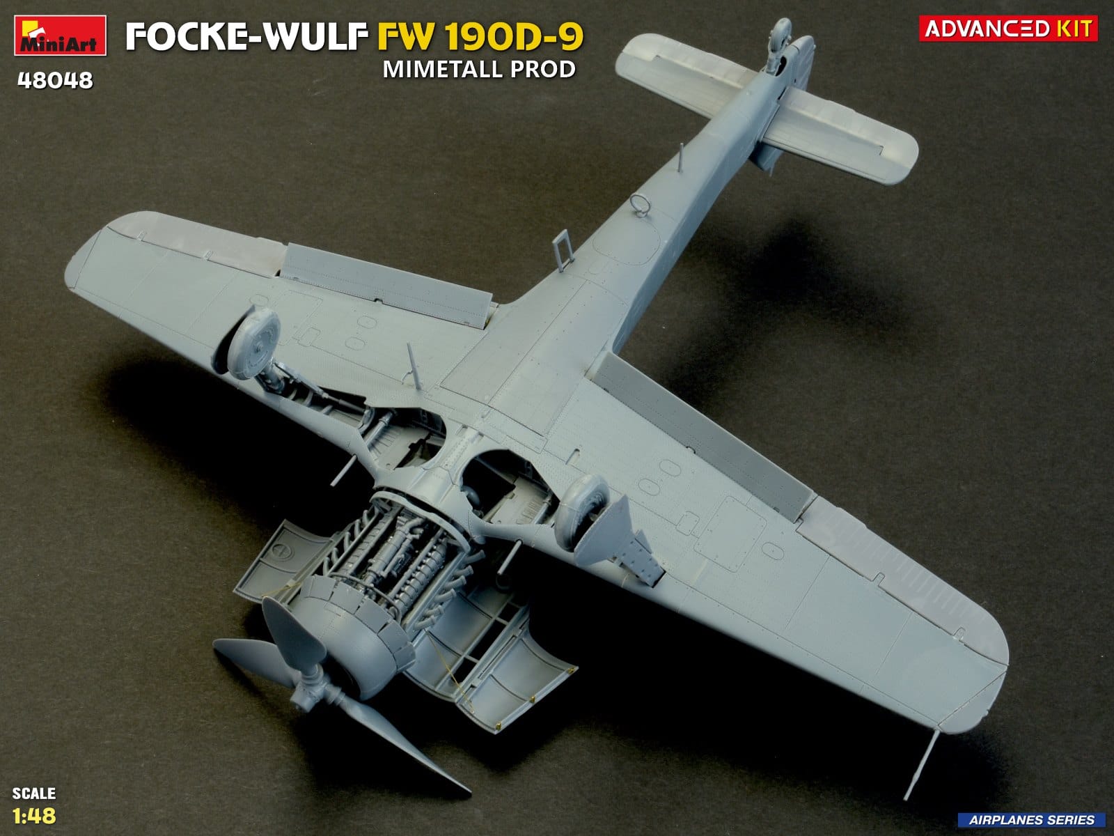 Miniart - 48048 - Focke-Wulf Fw 190 D-9 Mimetall - unpainted model