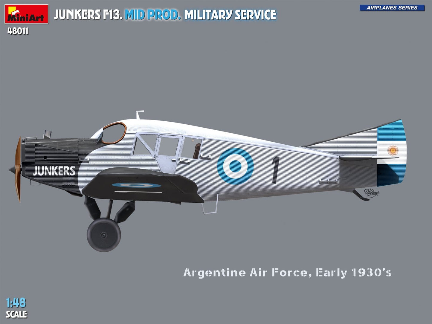 300 - Miniart - 48011 - Junkers F13 (mid) - paint schemes
