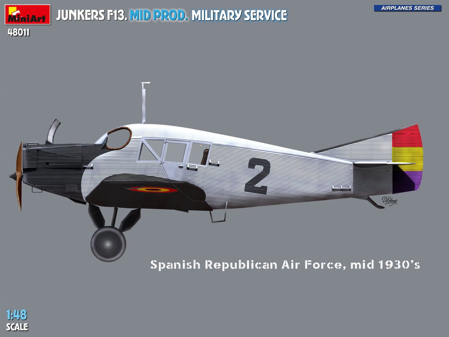 301 - Miniart - 48011 - Junkers F13 (mid) - paint schemes