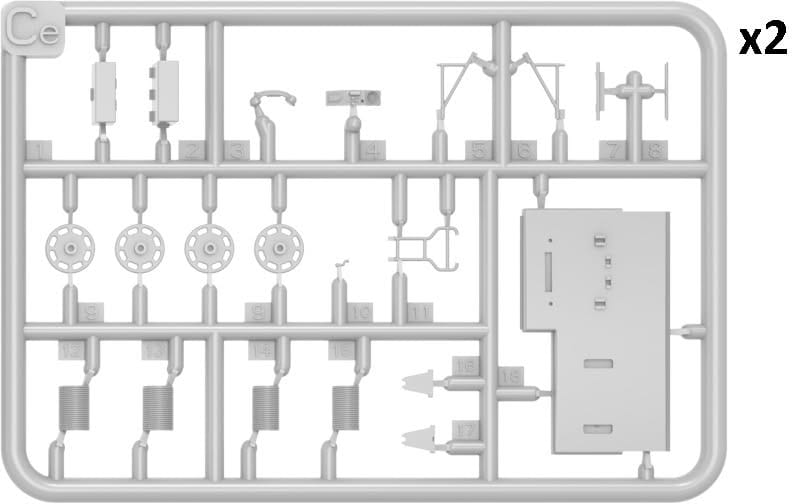 Miniart - 53002 - German Field Communications Point - sprue