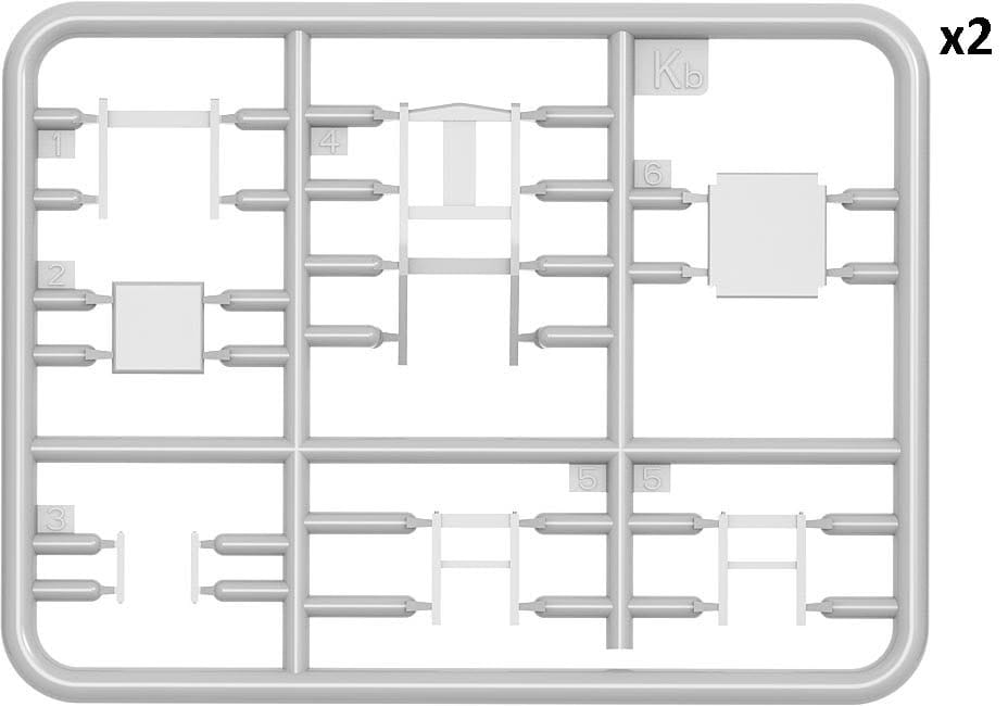 200 - Miniart - 53002 - German Field Communications Point - sprue