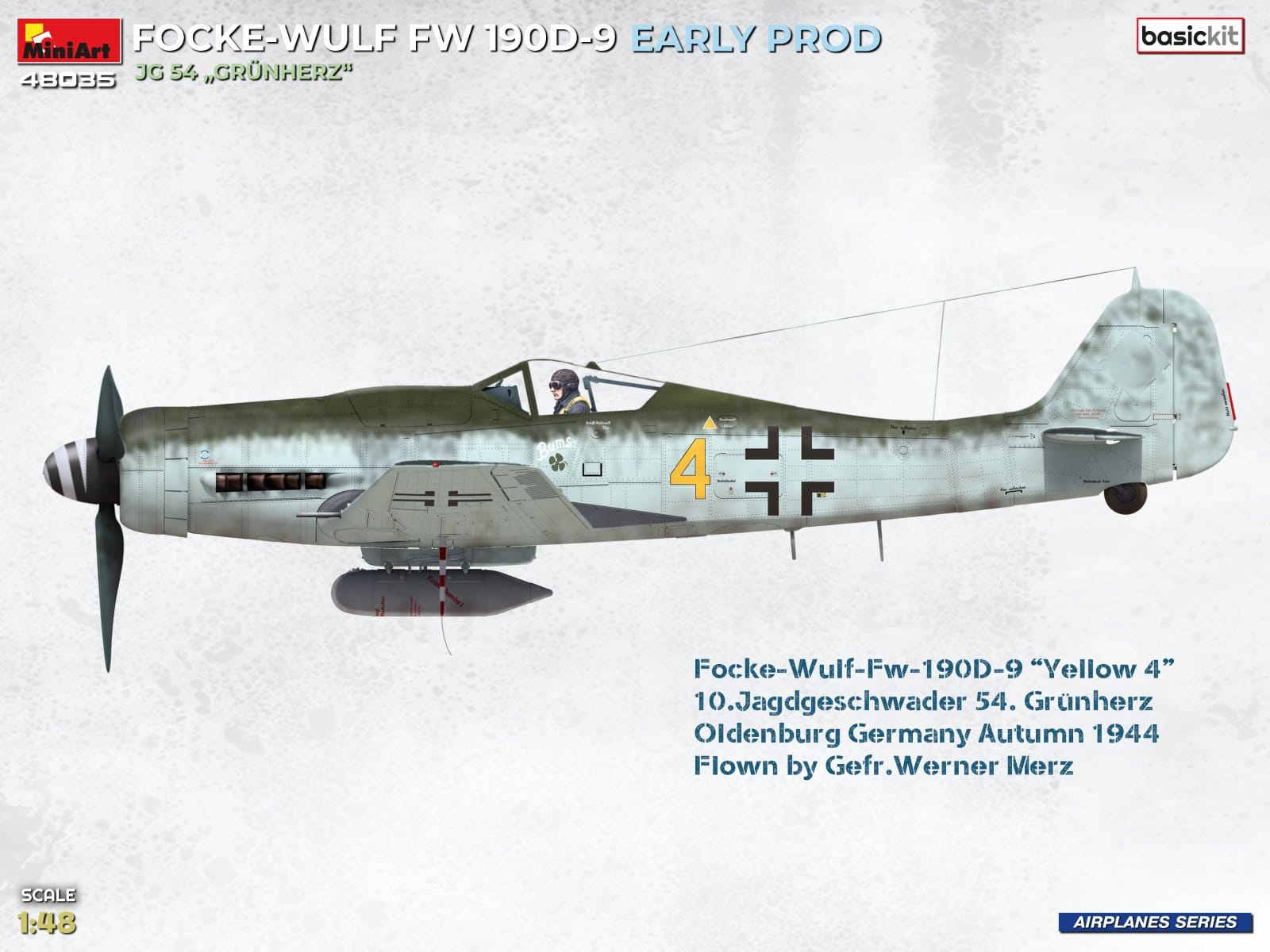 Miniart - 48035 - Focke-Wulf Fw 190 D-9 (early) - paint schemes