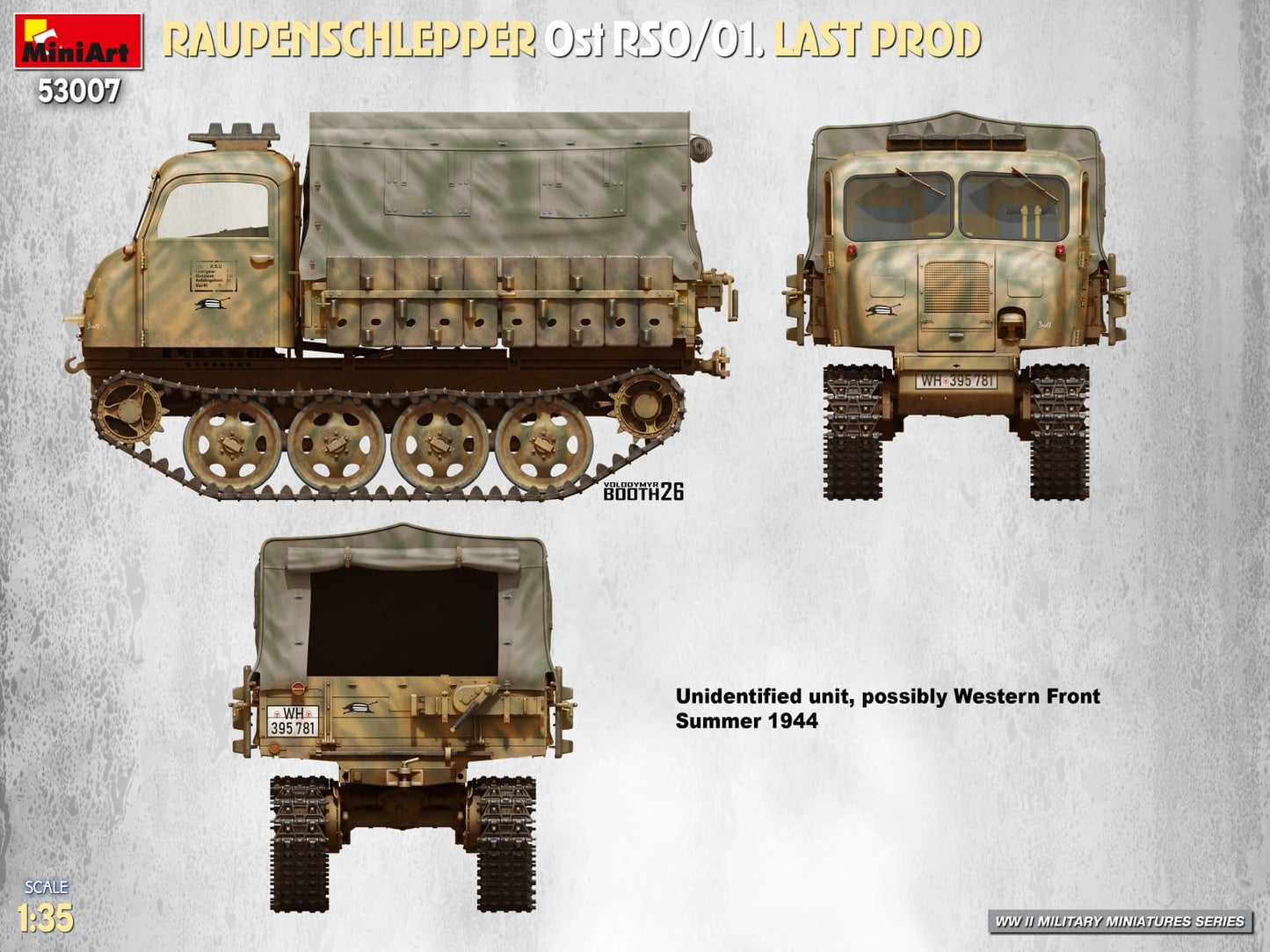 300 - Miniart - 53007 - Steyr RSO/01 (last) - paint schemes