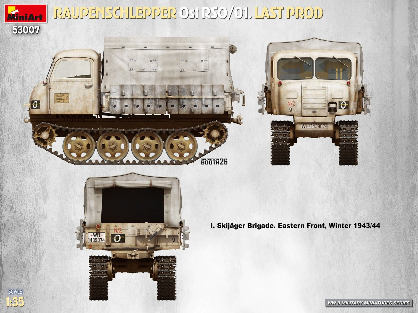 300 - Miniart - 53007 - Steyr RSO/01 (last) - paint schemes