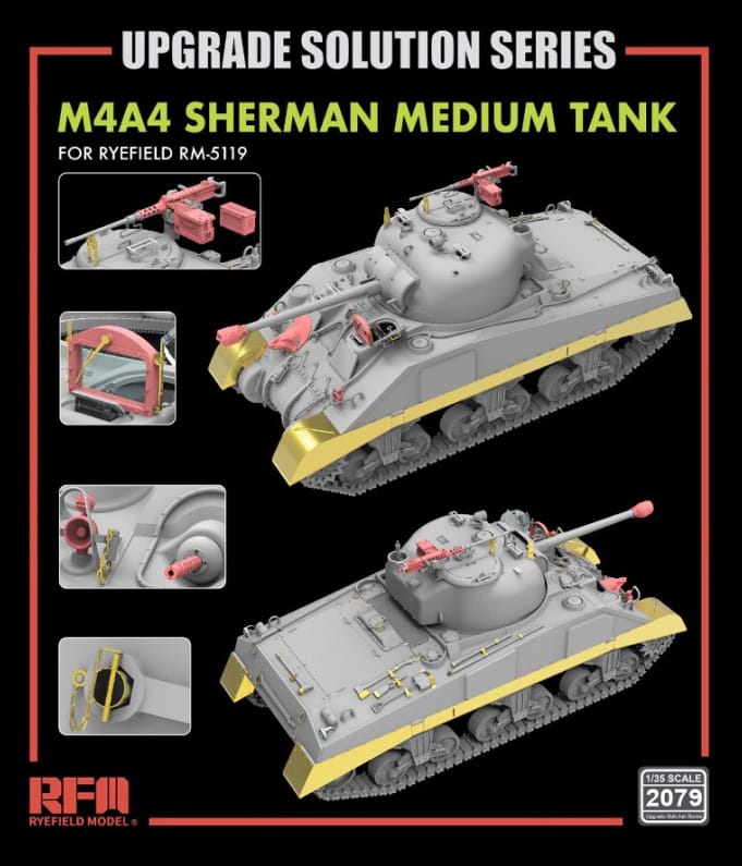 010 - Rye Field Model - 2079 - M4A4 Sherman [upgrade kit] - primary image