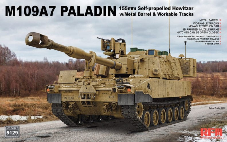 010 - Rye Field Model - 5129 - M109A7 Paladin - primary image