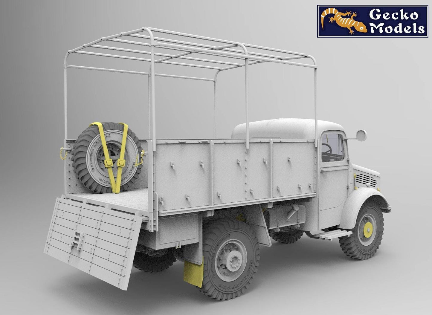 505 - Gecko Models - 35GM0096 - Bedford OXD 4x2 GS (Metal Body) - digital model