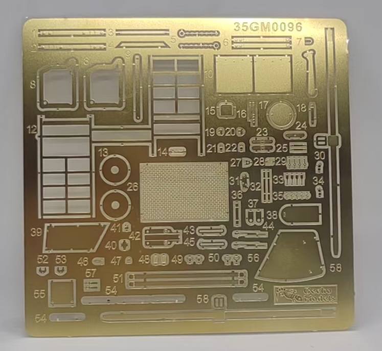 280 - Gecko Models - 35GM0096 - Bedford OXD 4x2 GS (Metal Body) - photo-etched parts