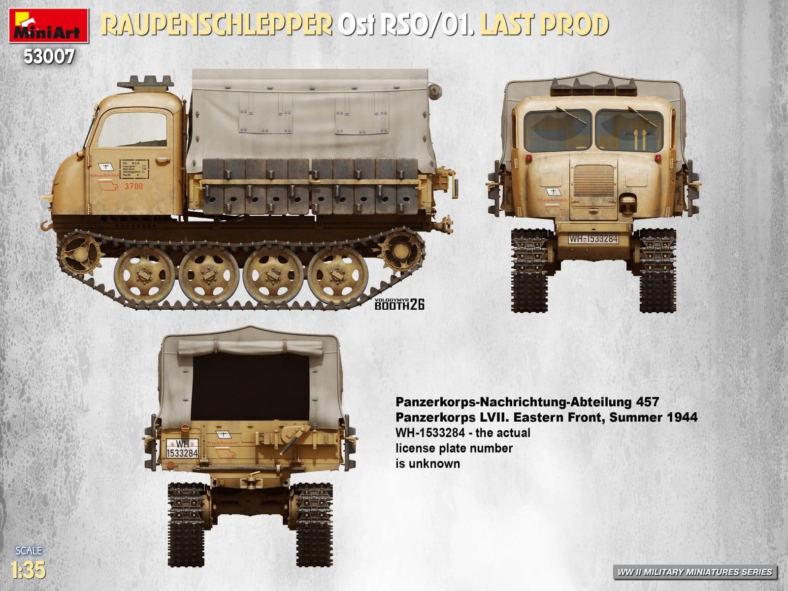 Miniart - 53007 - Steyr RSO/01 (last) - paint schemes