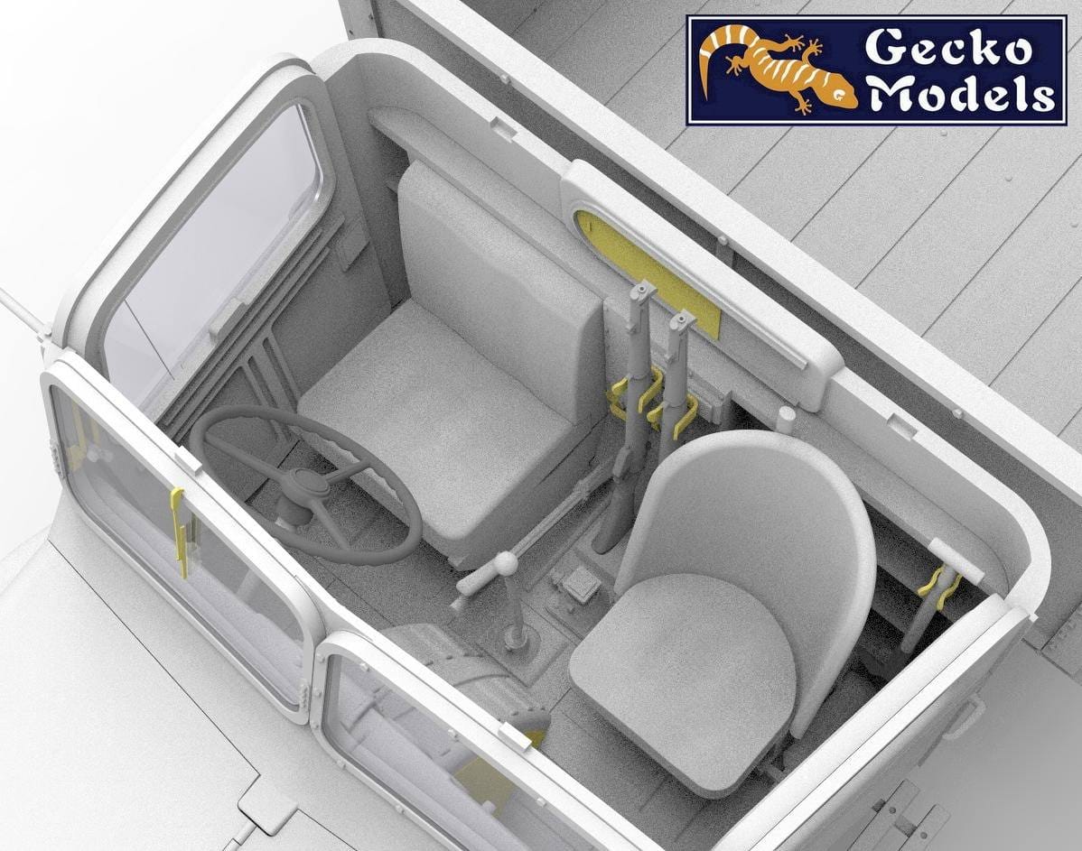 504 - Gecko Models - 35GM0096 - Bedford OXD 4x2 GS (Metal Body) - digital model