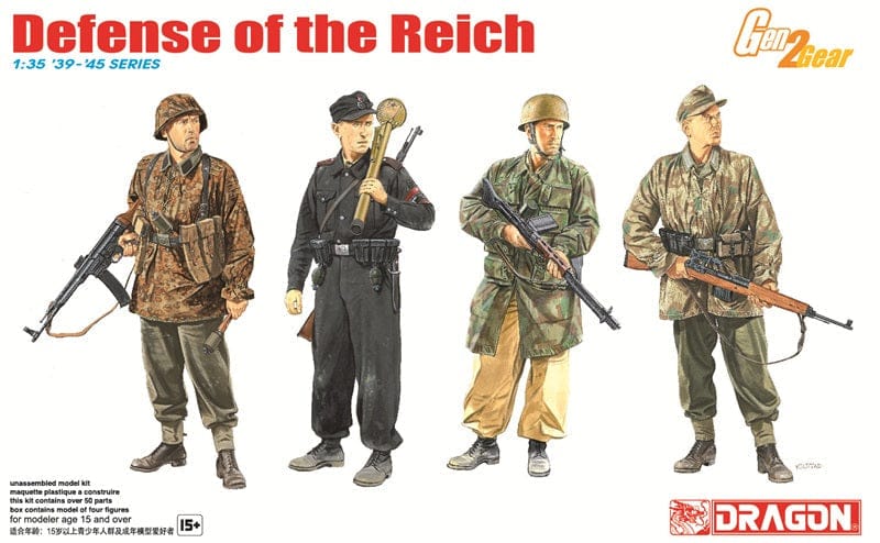 010 - Dragon - 6694 - German Infantry ‘Defence of the Reich’ - primary image