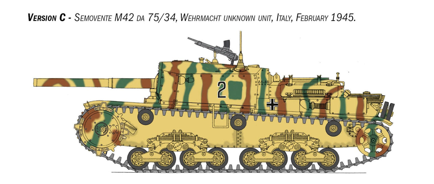 302 - Italeri - 6569 - Semovente M42 da 75/34 - paint schemes