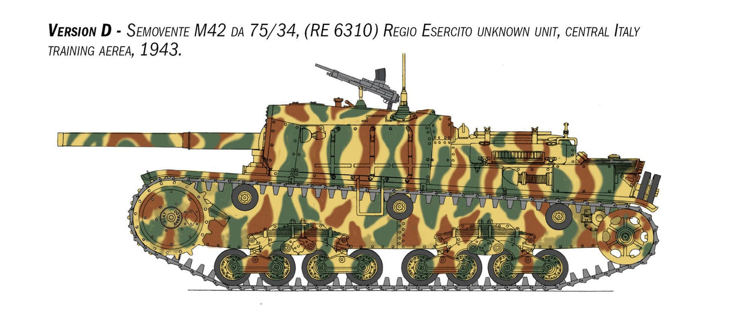 303 - Italeri - 6569 - Semovente M42 da 75/34 - paint schemes