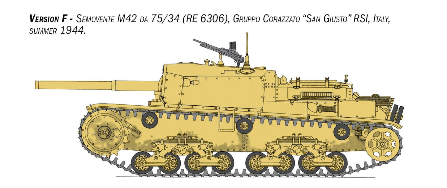 305 - Italeri - 6569 - Semovente M42 da 75/34 - paint schemes