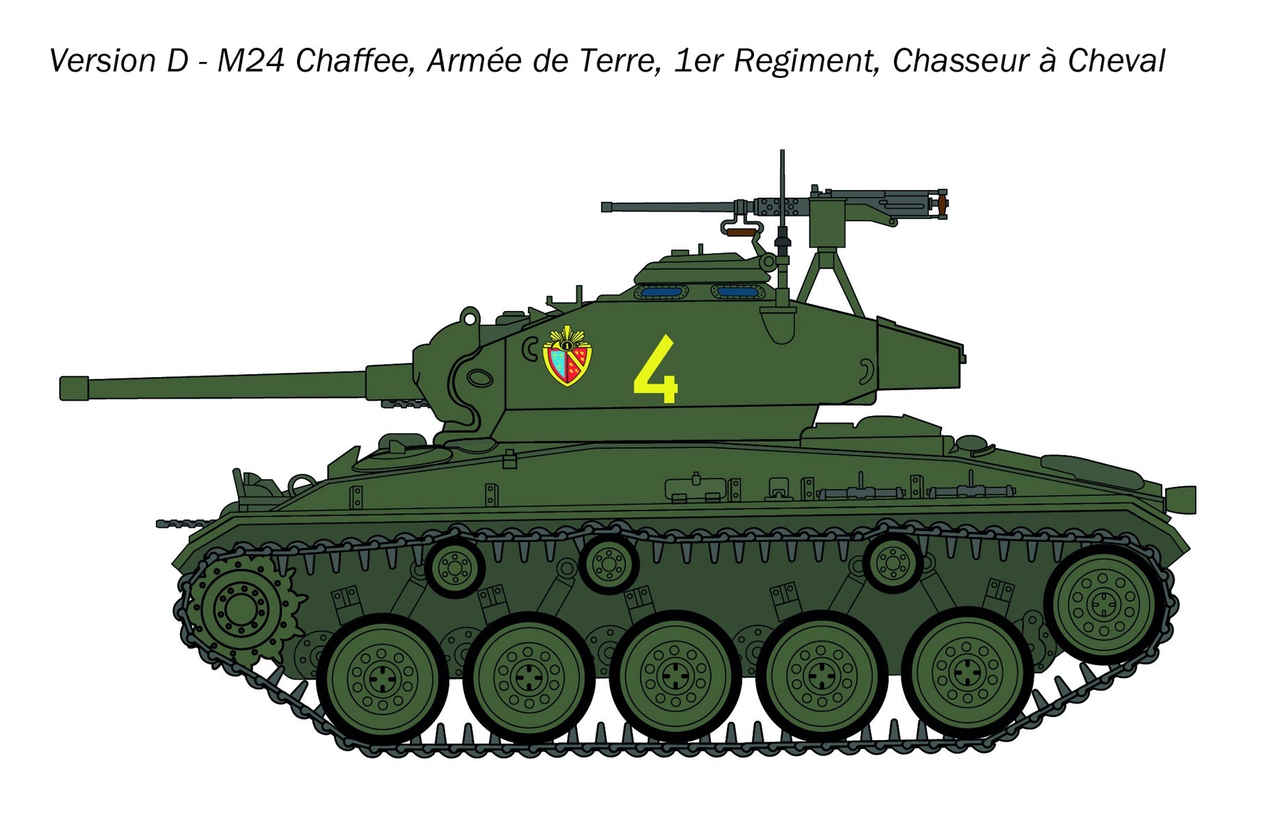 M24 Chaffee - paint schemes