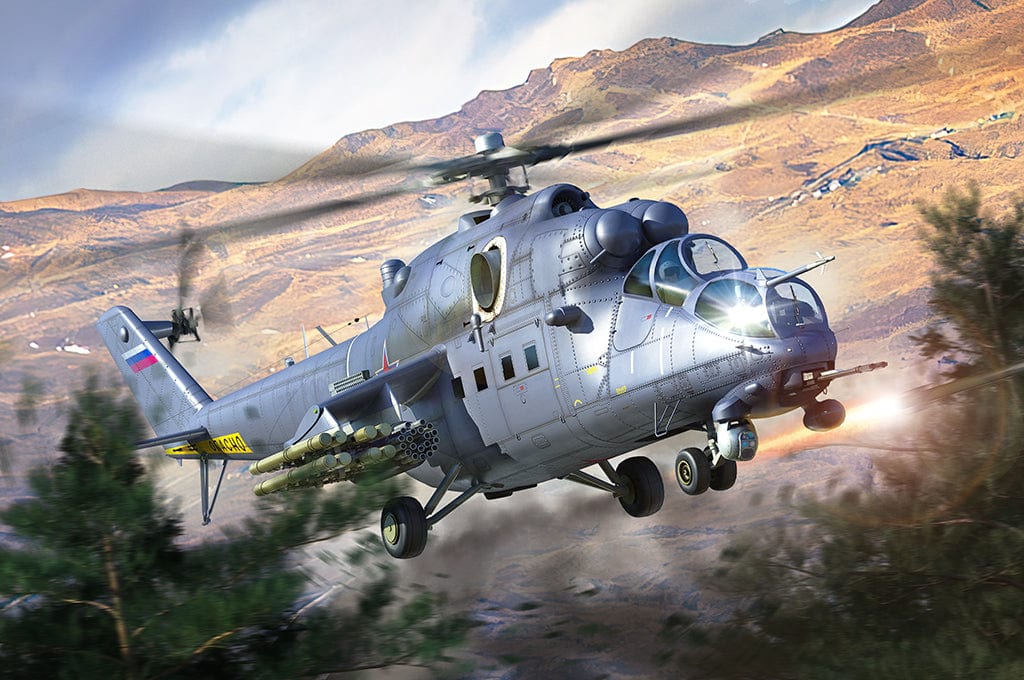 Trumpeter - 05830 - Mil Mi-35M Hind E - box art