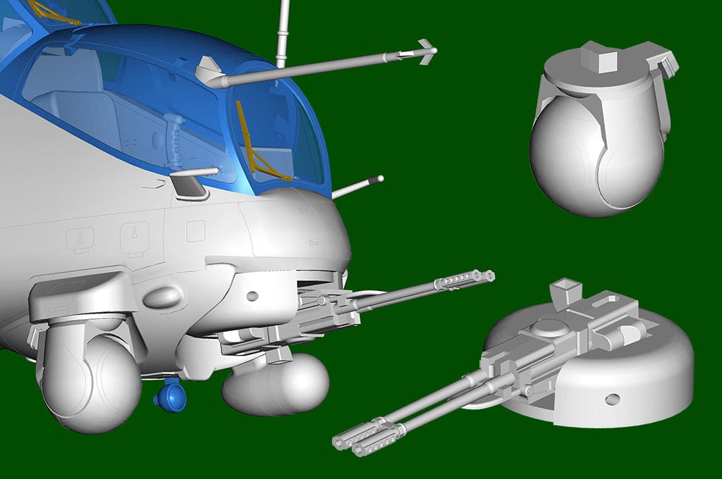 502 - Trumpeter - 05830 - Mil Mi-35M Hind E - digital model