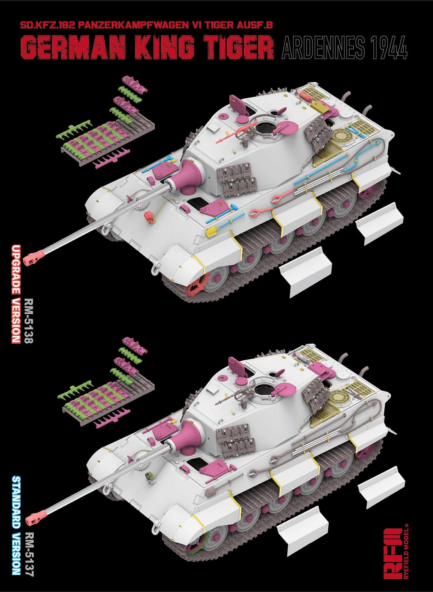 Rye Field Model - 5137 - Henschel Pz.Kpfw. VI Tiger II Ausf. B Königstiger - digital model