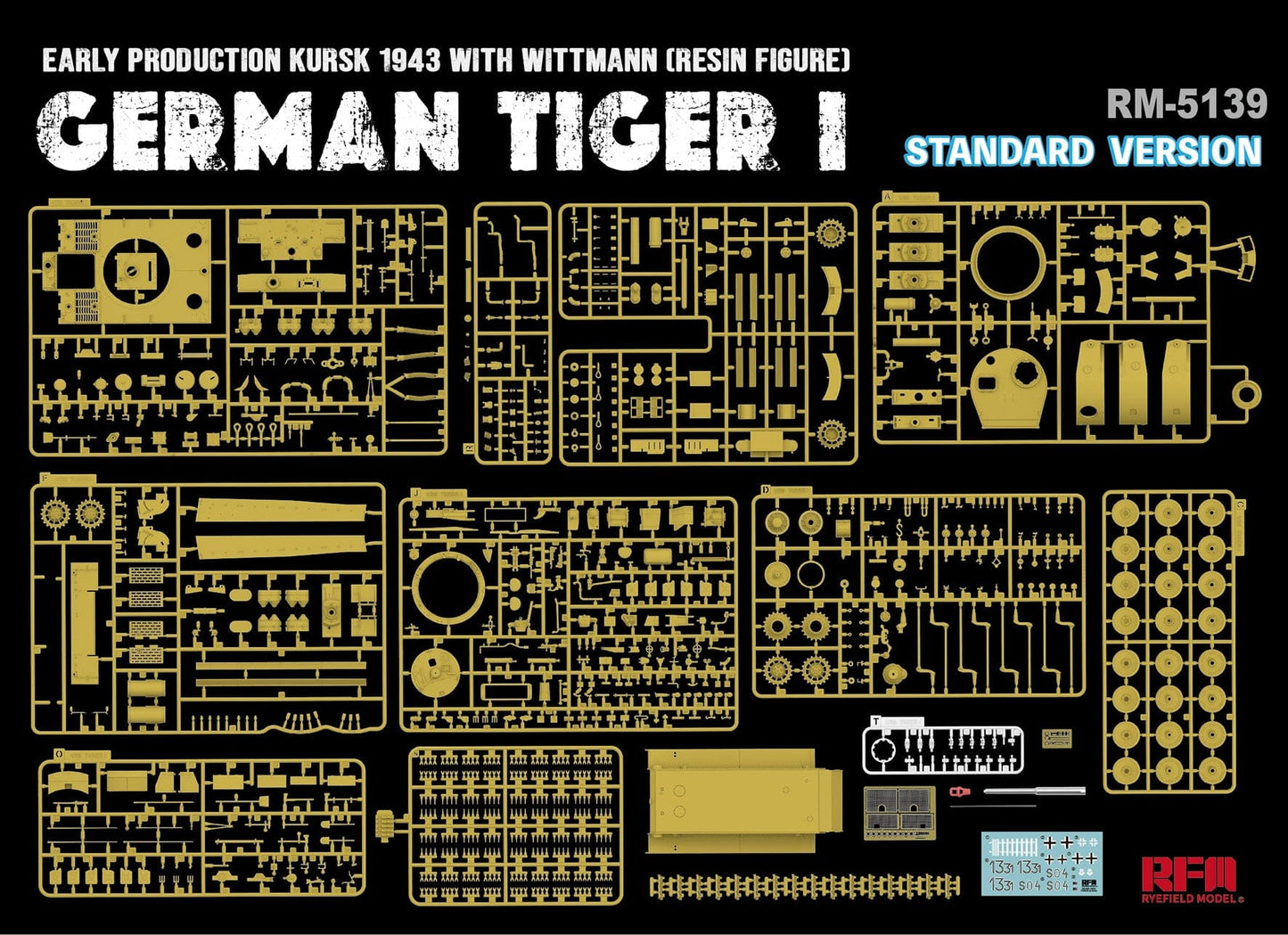 200 - Rye Field Model - 5139 - Pz.Kpfw. VI Ausf. E Wittmann Tiger I (early) - sprue