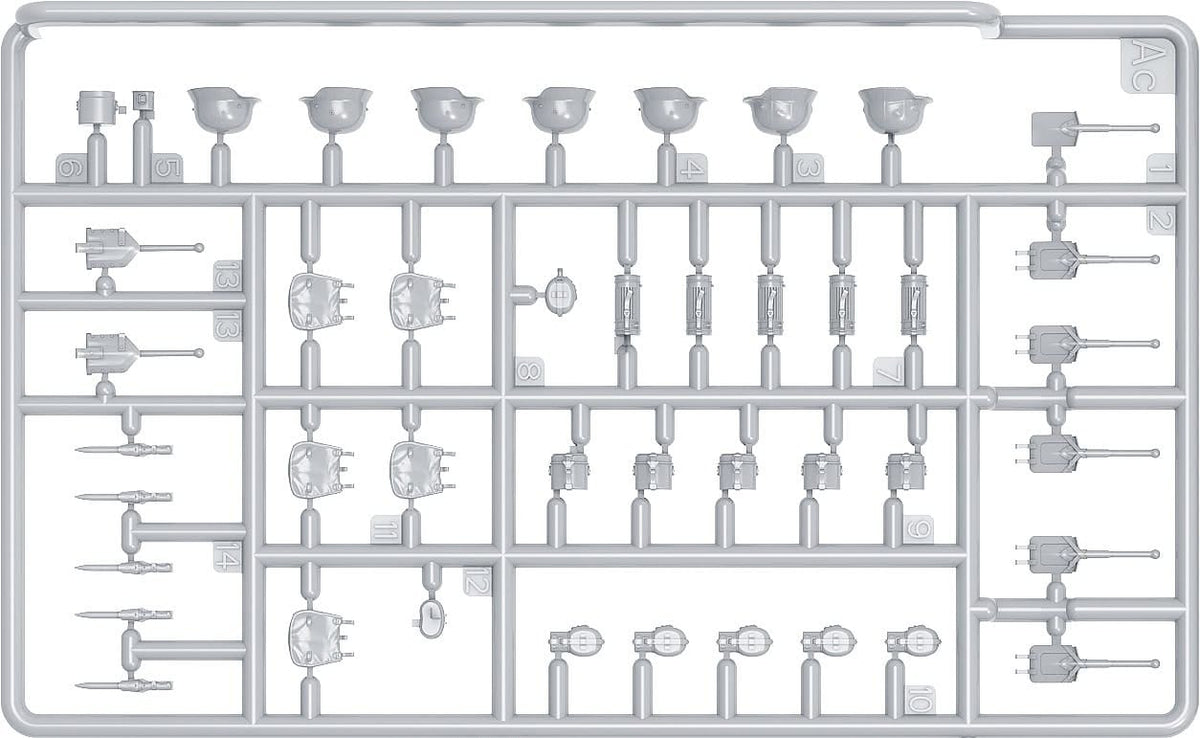 200 - Miniart - 53051 - German Kampfgruppe Hansen - sprue