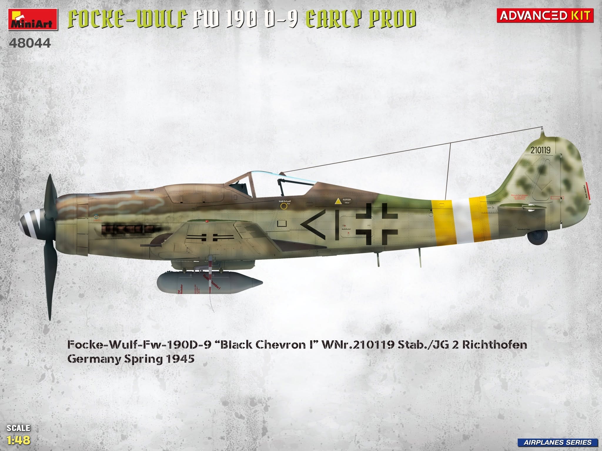 Miniart - 48044 - Focke-Wulf Fw 190 D-9 (early) - paint schemes