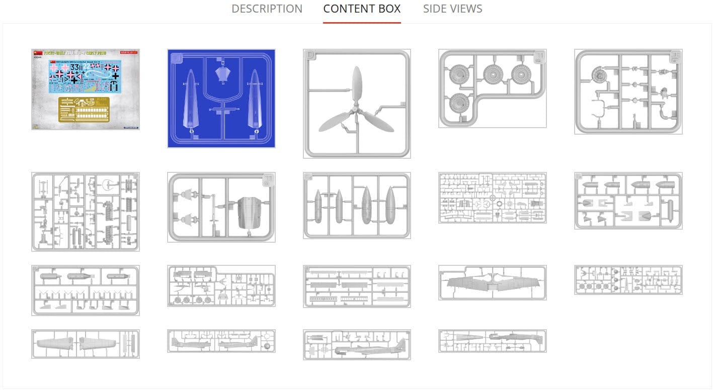 Miniart - 48044 - Focke-Wulf Fw 190 D-9 (early) - sprue