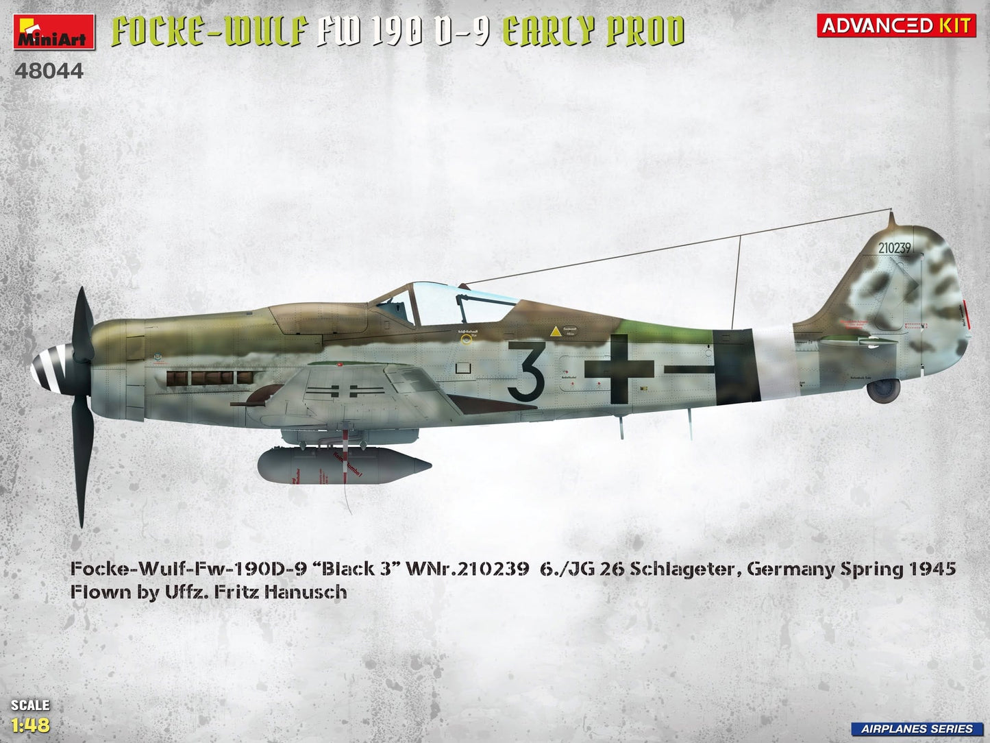 300 - Miniart - 48044 - Focke-Wulf Fw 190 D-9 (early) - paint schemes