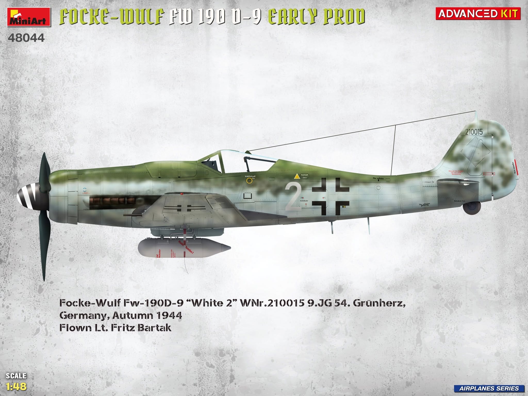 Miniart - 48044 - Focke-Wulf Fw 190 D-9 (early) - paint schemes