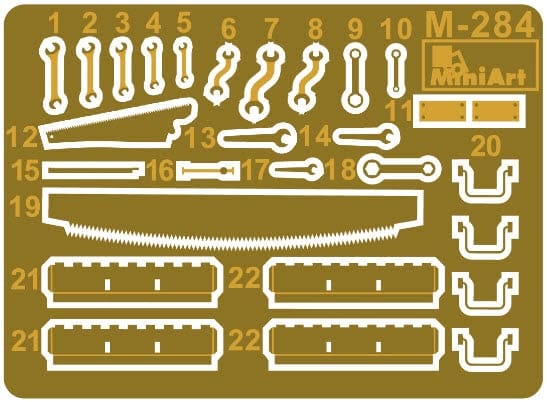 Miniart - 53004 - United States Repairmen with Equipment - photo-etched parts