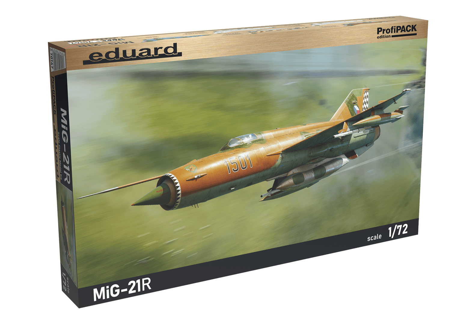 Eduard - 70147 - Mikoyan-Gurevich MiG-21R Fishbed H - box front left angle