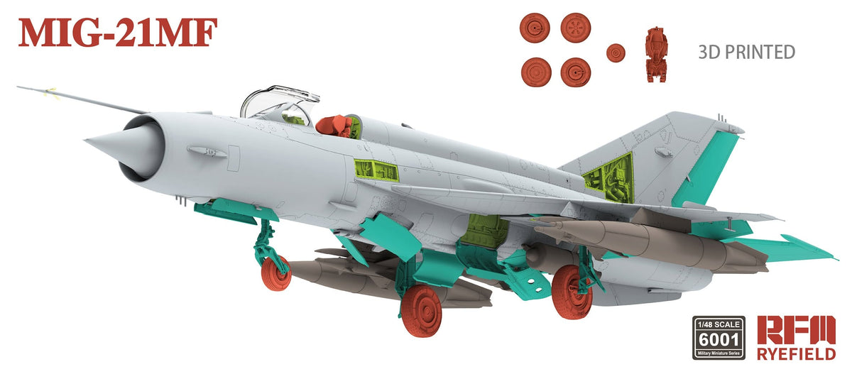 503 - Rye Field Model - 6001 - Mikoyan-Gurevich MiG-21MF Fishbed J - digital model