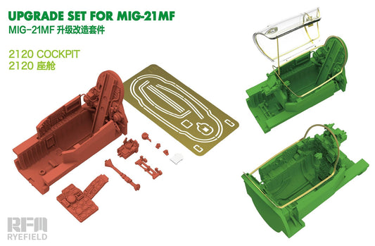 010 - Rye Field Model - 2120 - Mikoyan-Gurevich MiG-21MF Fishbed J Cockpit [upgrade kit] - primary image