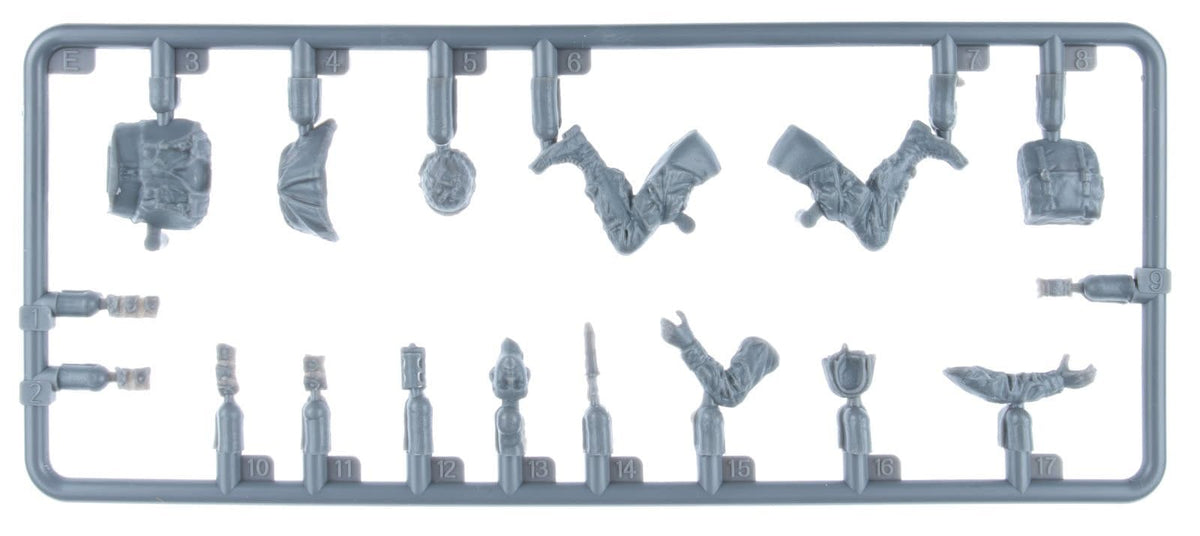 204 - Miniart - 53040 - United States Paratrooper Tank Riders - sprue