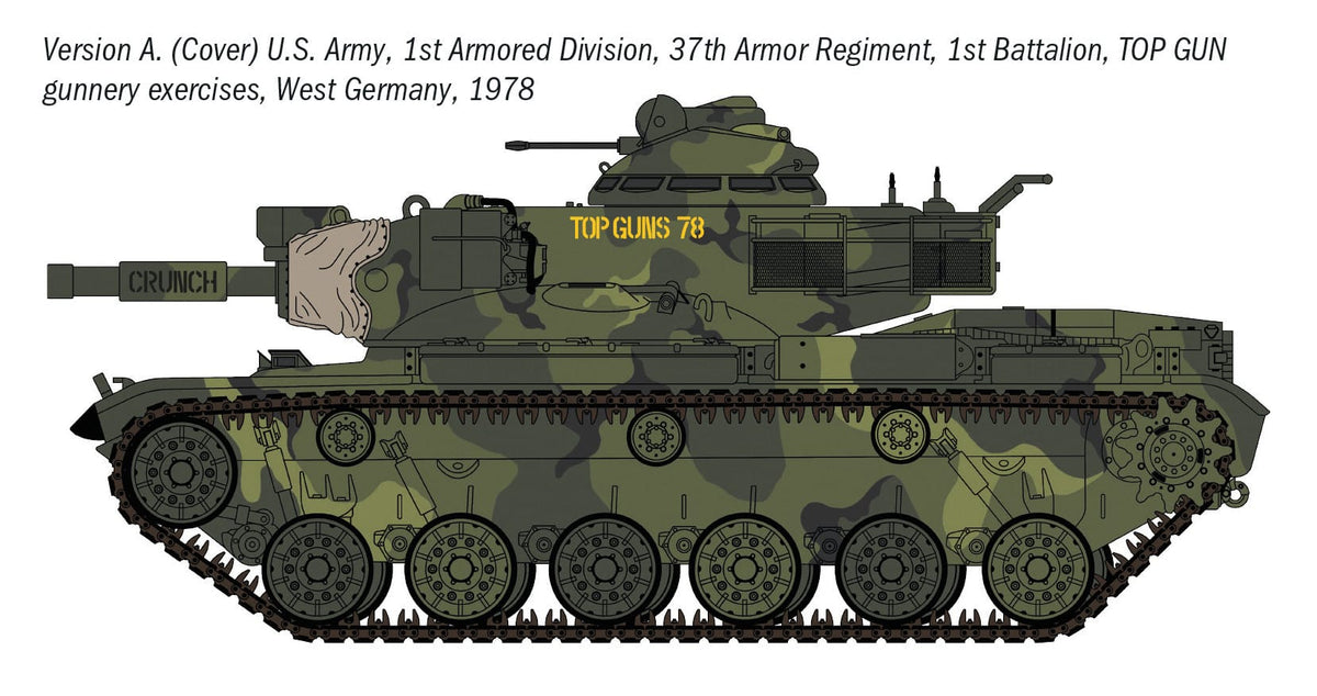 300 - Italeri - 7086 - M60A2 - paint schemes